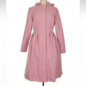EUC RainSisters RARE Full Circle fit and flare pink Raincoat M